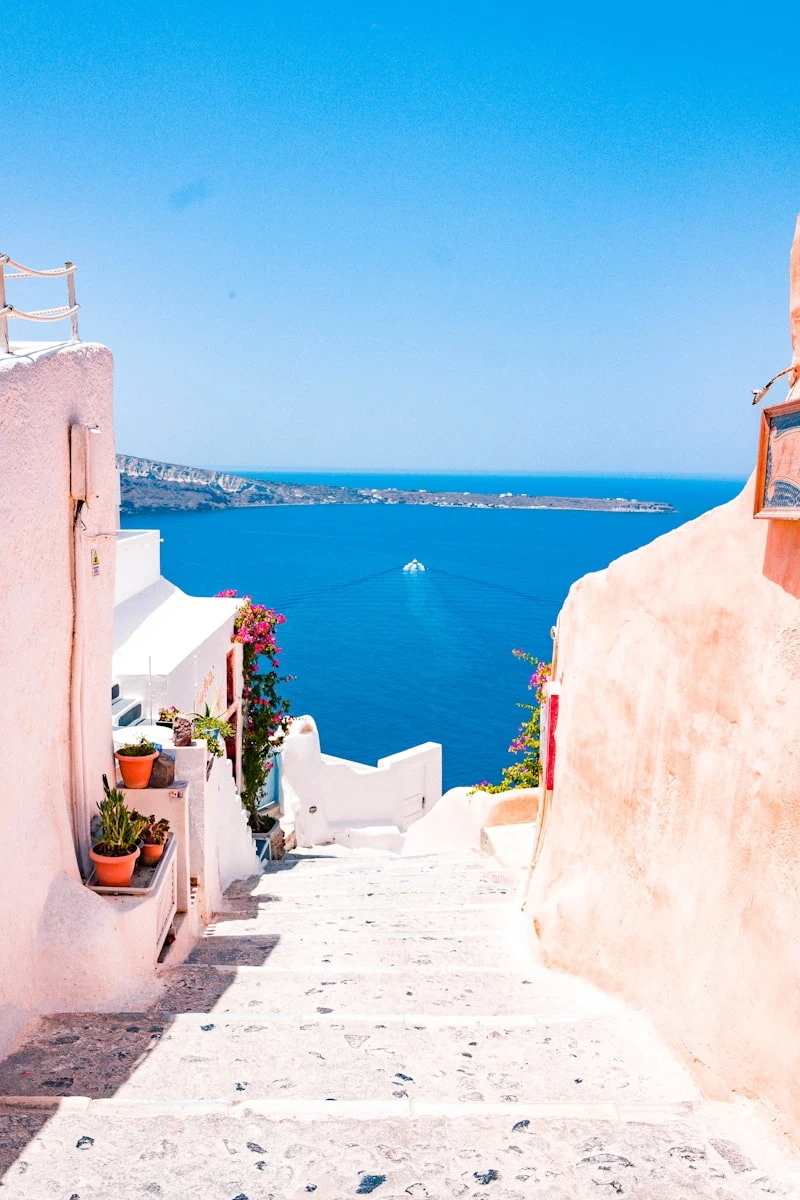 Paisagem da Grécia — Santorini